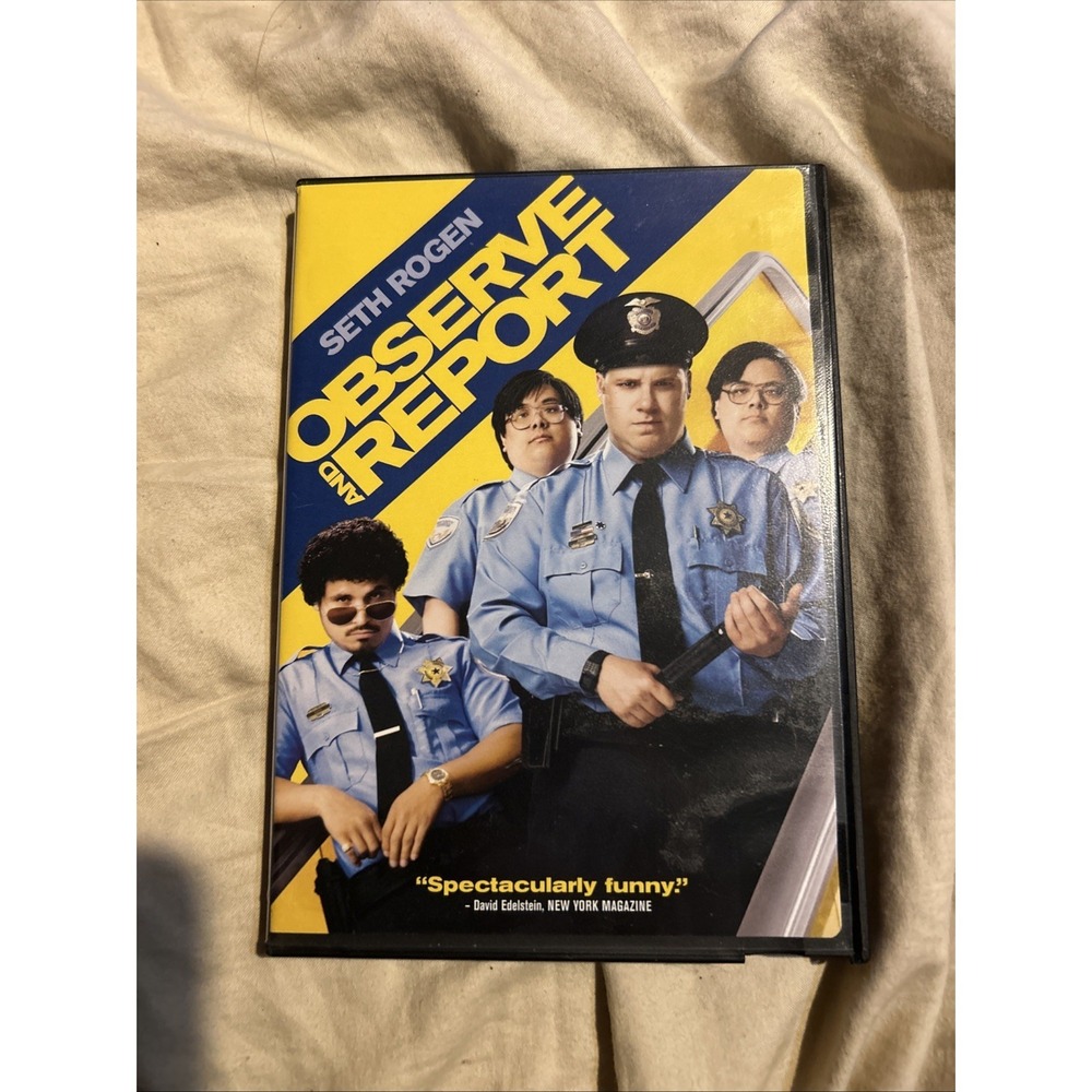 Observe And Report (DVD, 2009, Blockbuster) Seth Rogan, Ray Liotta & Anna Faris